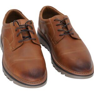 Mens Johnston Murphy Braydon Tan Derby Shoes US 10 M